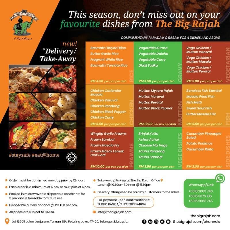 The Big Rajah Food Caterers Sdn Bhd | FoodsOcean