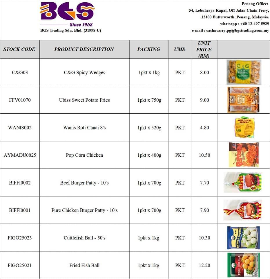BGS Trading Sdn Bhd near Penang Island FoodsOcean